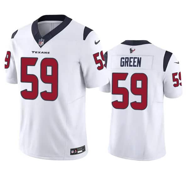 Houston Texans #59 Kenyon Green White 2023 F.U.S.E Vapor Untouchable Stitched Jersey
