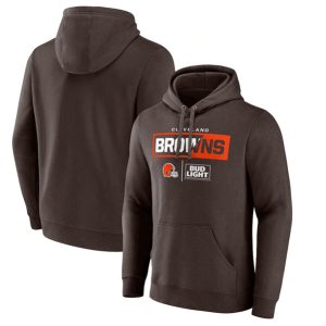 Cleveland Browns Brown X Bud Light Pullover Hoodie