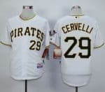 Pirates #29 Francisco Cervelli White Cool Base Stitched Jersey