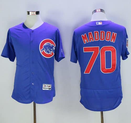 Cubs #70 Joe Maddon Blue Flexbase Authentic Collection Stitched Jersey
