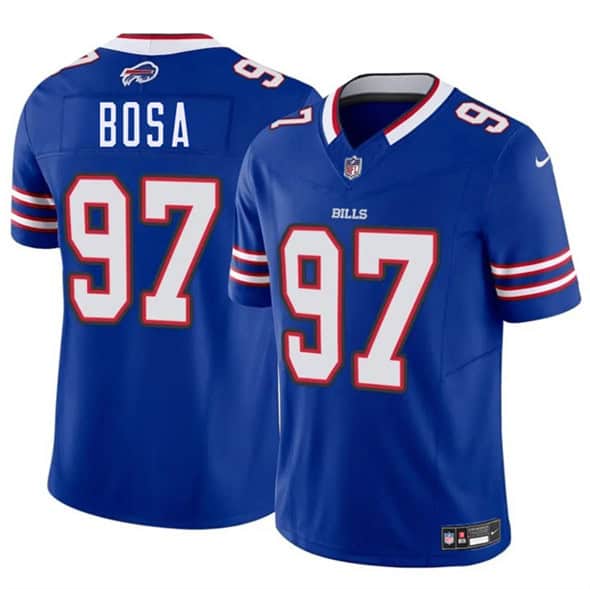 Buffalo Bills #97 Joey Bosa Blue 2025 F.U.S.E. Vapor Untouchable Limited Stitched Jersey