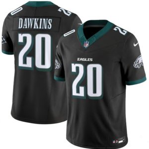 Philadelphia Eagles #20 Brian Dawkins Black 2024 New F.U.S.E. Vapor Untouchable Limited Jersey