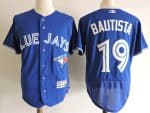 Toronto Blue Jays #19 Jose Bautista Blue Elite Stitched Jersey