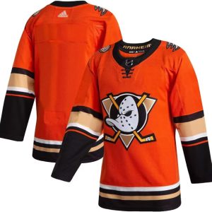 Anaheim Ducks Blank Orange Black Stitched Jersey
