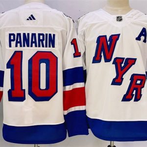 New York Rangers #10 Artemi Panarin White 2023-2024 Stadium Series Stitched Jersey