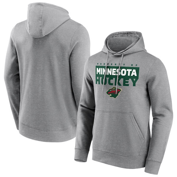 Minnesota Wild Grey Gain Ground Hoodie