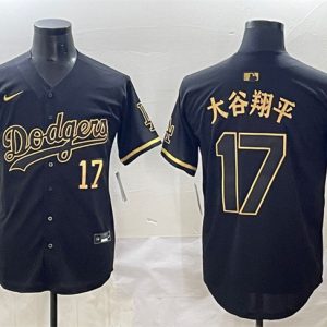 Los Angeles Dodgers #17 ´ó¹ÈÏèÆ½ Black Gold Limited Stitched Jersey