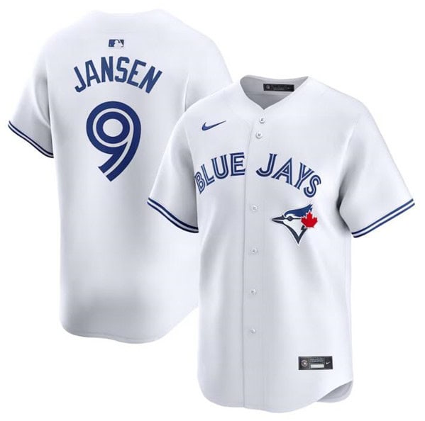Toronto Blue Jays #9 Danny Jansen White 2024 Home Limited Stitched Jersey