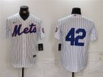New York Mets #42 Jackie Robinson White Cool Base Stitched Jersey