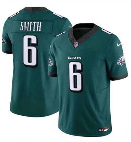 Philadelphia Eagles #6 DeVonta Smith Green 2024 New F.U.S.E. Vapor Untouchable Limited Jersey
