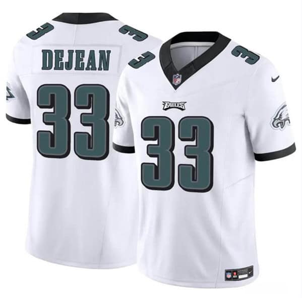 Philadelphia Eagles #33 Cooper DeJean White 2024 Draft F.U.S.E. Vapor Untouchable Limited Stitched Jersey