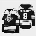 Los Angeles Kings #8 Drew Doughty Black Ageless Must-Have Lace-Up Pullover Hoodie