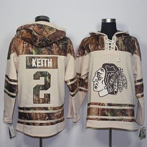 Blackhawks #2 Duncan Keith Cream Camo Stitched Jersey