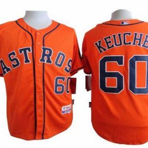 Astros #60 Dallas Keuchel Orange Cool Base Stitched Jersey