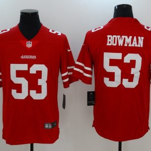 San Francisco 49ers #53 NaVorro Bowman Nike Scarlet Vapor Untouchable Limited Stitched Jersey