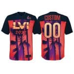 Cincinnati Bengals Customized Custom Super Bowl LVI Red Black Stitched Jersey