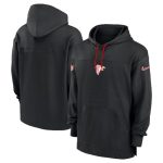 Atlanta Falcons Black Performance Pullover Hoodie