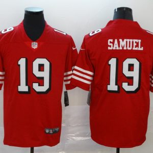 San Francisco 49ers #19 Deebo Samuel Red New Vapor Untouchable Limited Stitched Jersey