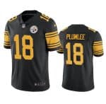 Pittsburgh Steelers #18 John Rhys Plumlee Black Color Rush Untouchable Limited Stitched Jersey