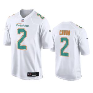 Miami Dolphins #2 Bradley Chubb White Fashion Vapor Untouchable Stitched Jersey