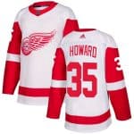Detroit Red Wings #35 Jimmy Howard White Stitched Jersey