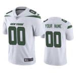 New York Jets ACTIVE PLAYER Custom White Vapor Untouchable Limited Stitched Jersey