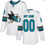 San Jose Sharks Custom Name Number Size NHL Stitched Jersey