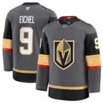 Vegas Golden Knights #9 Jack Eichel Gray 2024-25 Alternate Stitched Jersey