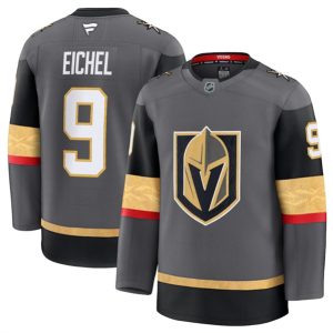 Vegas Golden Knights #9 Jack Eichel Gray 2024-25 Alternate Stitched Jersey