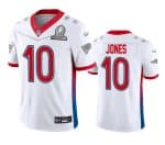 New England Patriots #10 Mac Jones 2022 White Pro Bowl Stitched Jersey