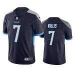 Tennessee Titans #7 Malik Willis Navy Vapor Untouchable Stitched Jersey