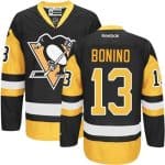 Penguins #13 Nick Bonino Black Alternate Stitched Jersey