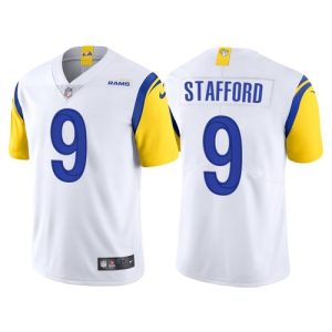 Los Angeles Rams #9 Matthew Stafford 2021 White Vapor Untouchable Limited Alternate Stitched Jersey
