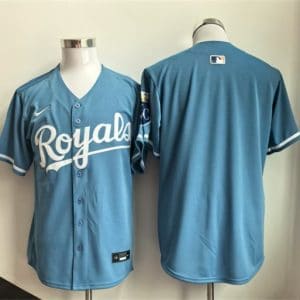 Kansas City Royals Blank Light Blue Limited Stitched Jersey