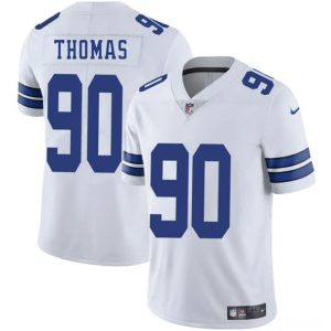 Dallas Cowboys #90 Solomon Thomas White 2025 Vapor Untouchable Limited Stitched Jersey