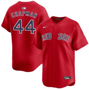 Boston Red Sox #44 Aroldis Chapman Red 2025 Alternate Limited Stitched Jersey