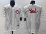 Cincinnati Reds White Field Of Dreams Team Big Logo Cool Base Stitched Jersey