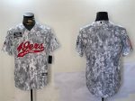 San Francisco 49ers Blank 2024 Arctic Camo Salute To Service Stitched Jersey