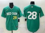 Boston Red Sox #28 Kristian Campbell Green 2025 City Connect Limited Stitched Jersey