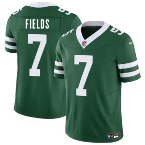 New York Jets #7 Justin Fields Green 2025 F.U.S.E. Vapor Untouchable Limited Stitched Jersey