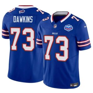 Buffalo Bills #73 Dion Dawkins Blue 2025 F.U.S.E. With Farewell Patch Vapor Untouchable Limited Stitched Jersey