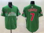 Philadelphia Phillies #7 Trea Turner Green Phanatic Limited Stitched Jersey