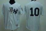 Yankees #10 Phil Rizzuto Stitched White Jersey