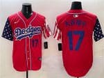 Los Angeles Dodgers #17 ´ó¹ÈÏèÆ½ Red Limited Stitched Jersey