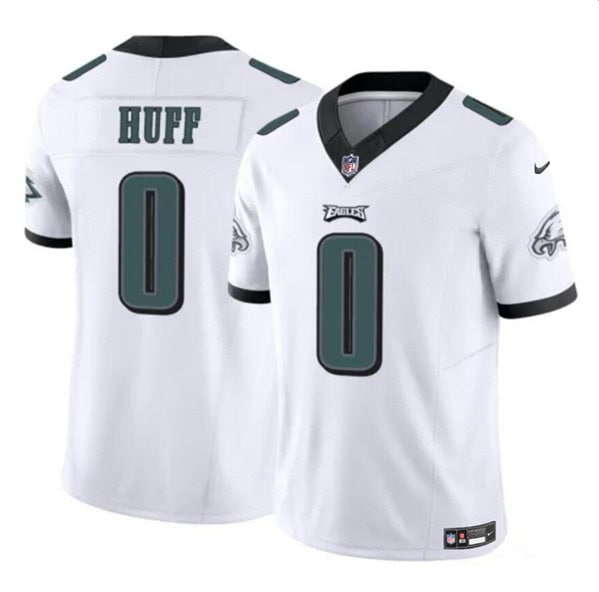 Philadelphia Eagles #0 Bryce Huff White 2024 F.U.S.E. Vapor Untouchable Limited Stitched Jersey