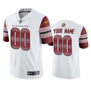 Washington Commanders Customized Custom White Vapor Untouchable Stitched Football Jersey