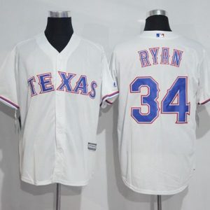 Rangers #34 Nolan Ryan White New Cool Base Stitched Jersey