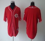 Reds Blank Red Cool Base Stitched Jersey