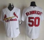Cardinals #50 Adam Wainwright White New Cool Base Stitched Jersey