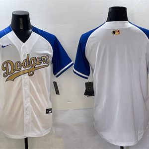 Los Angeles Dodgers Blank White Royal Gold 2024 World Series Champions Vapor Limited Stitched Jersey